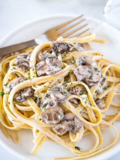 Creamy Mushroom Pasta Picture