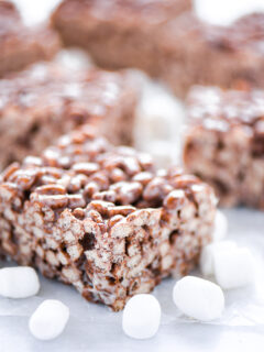 Gluten Free Chocolate Rice Krispie Treats Image