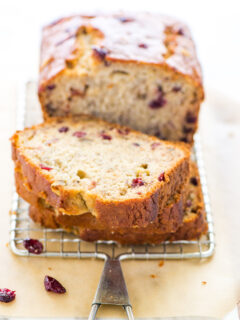 Gluten Free Cranberry Banana Bread Image