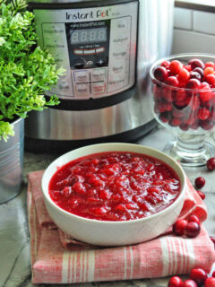 Instant Pot Cranberry Sauce Picture