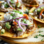 Instant Pot Crispy Carnitas Tostadas Photo