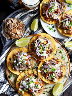 Instant Pot Crispy Carnitas Tostadas Pic