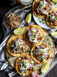 Instant Pot Crispy Carnitas Tostadas Picture