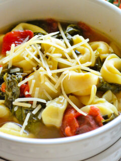 Instant Pot Tortellini Soup with Spinach Image