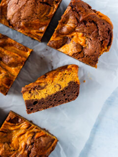 Pumpkin Cheesecake Brownies Image