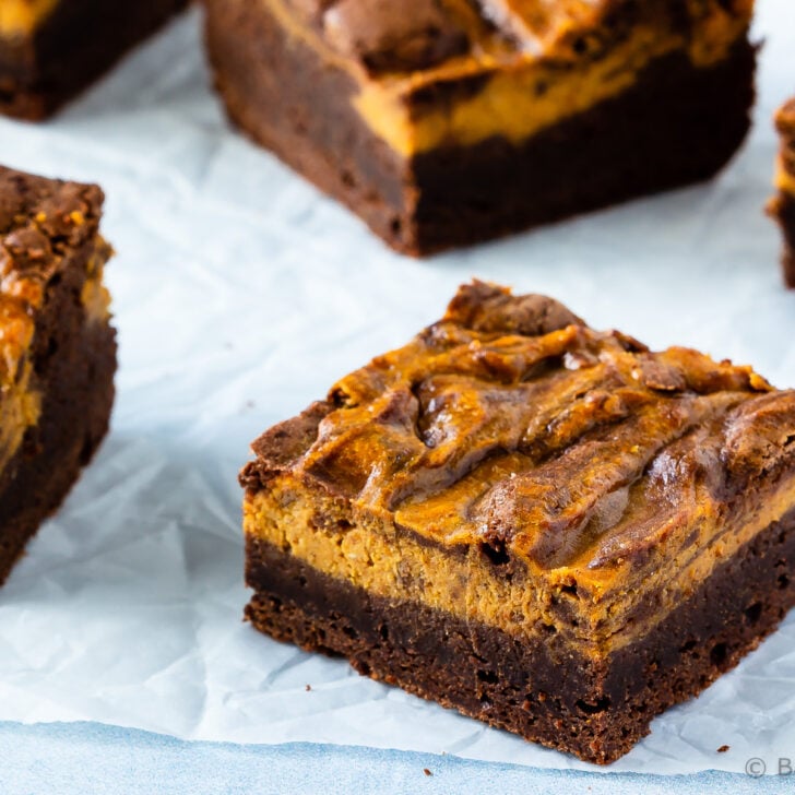 Pumpkin Cheesecake Brownies Photo