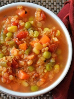 Lentil Vegetable Soup Photo