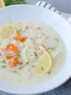 Paleo Greek Lemon Chicken Soup Image