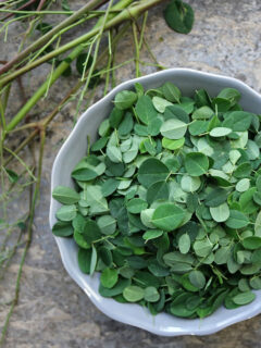 Potato Salad with Moringa Leaves Image
