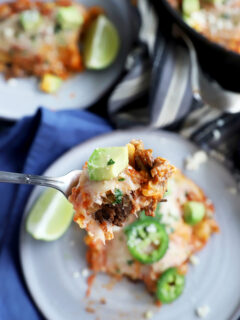 Short Rib Mexican Skillet Pie Pic