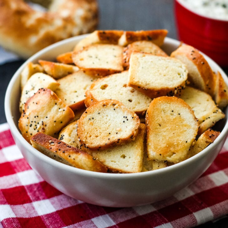 Toaster Oven Bagel Chips Photo