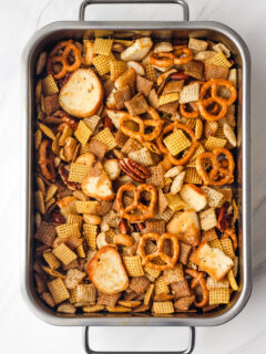 Toaster Oven Chex Mix Pic
