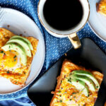 Cheesy Avocado Egg in a Hole Photo