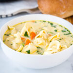 Creamy Chicken Tortellini Soup Photo