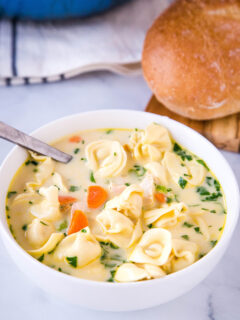 Creamy Chicken Tortellini Soup Pic
