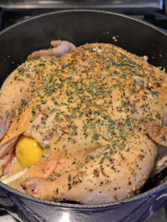 Dutch Oven Roast Chicken with Lemon Picture