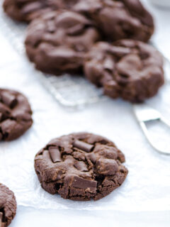 Gluten Free Double Chocolate Chunk Cookies Picture