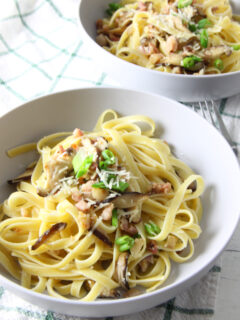 Pancetta Mushroom Fettuccine Pic