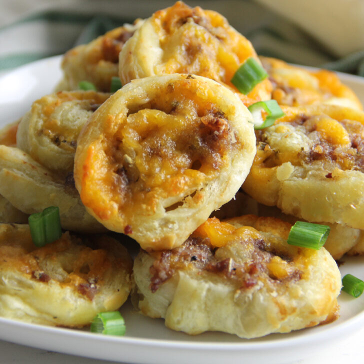 Puff Pastry Sausage Cheddar Pinwheels Photos