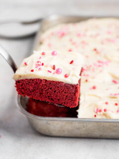 Red Velvet Sheet Cake Pic