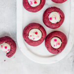 Red Velvet Thumbprint Cookies Photo