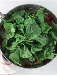 Creamy Tomato Spinach Pasta Image