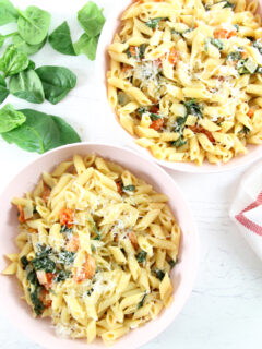 Creamy Tomato Spinach Pasta Pic