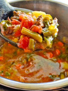 Instant Pot Vegetable Beef Soup Image