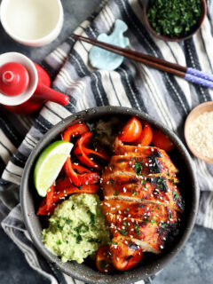 Korean Spicy Chicken Rice Bowls Image