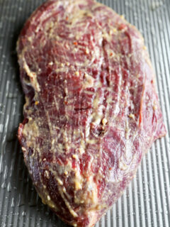 Miso Marinated Steak Salad with Avocado Image