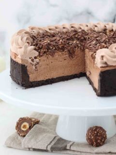 No Bake Nutella Cheesecake Pic