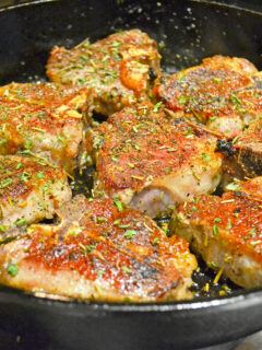 Pan Fried Lamb Chops with Rosemary Pic