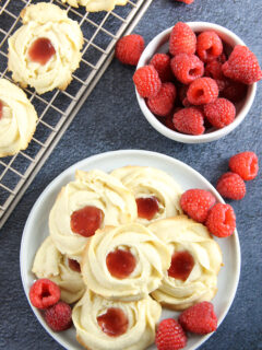 Raspberry Butter Cookies Image