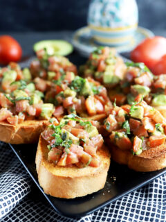 Avocado Bruschetta Picture