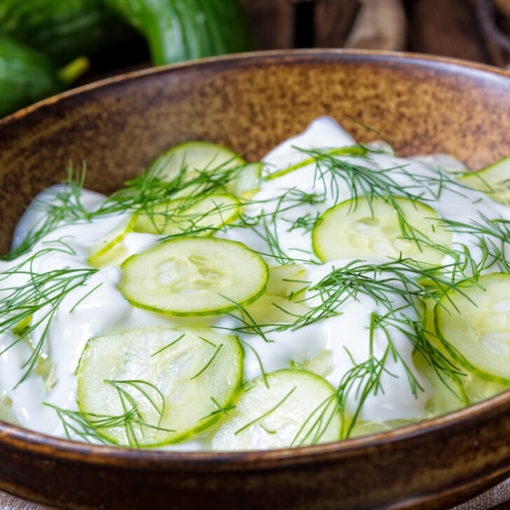 German Cucumber Salad Photo