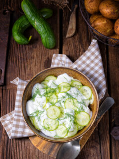 German Cucumber Salad Picture
