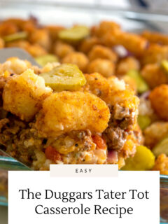 The Duggars Tater Tot Casserole Recipe Photo