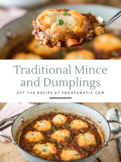 Mince and Dumplings Recipe Photo