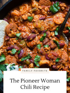 Pioneer Woman Chili Recipe Photo