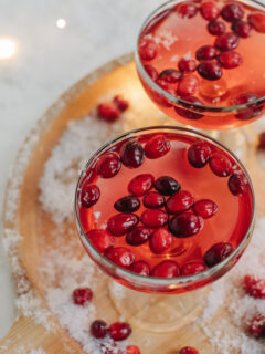 Cranberry Gimlet Cocktail Picture