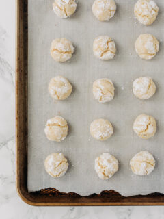 Easy Gluten Free Lemon Crinkle Cookies Recipe Picture