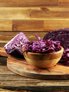 Red cabbage slaw photo