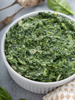 Vegan Creamed Spinach Picture
