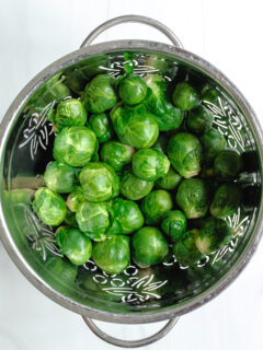 How to Parboil Brussels Sprouts Tutorial Photo