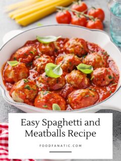 Easy Spaghetti and Meatballs Recipe Photo