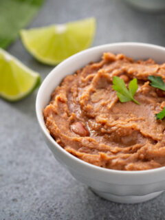 Refried Beans and Rice Photo