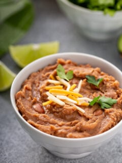Refried Beans and Rice Pic