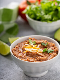 Refried Beans and Rice Picture