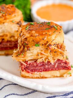 Flavor Mosaic Reuben Sliders Recipe Photo