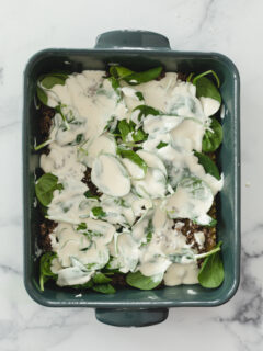 Christine Brown's White Lasagna Instructions Photo